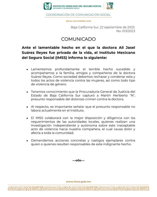 Asesinato, doctora, maleta