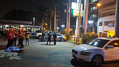 zona 10, hombre asesinado, centro nocturno