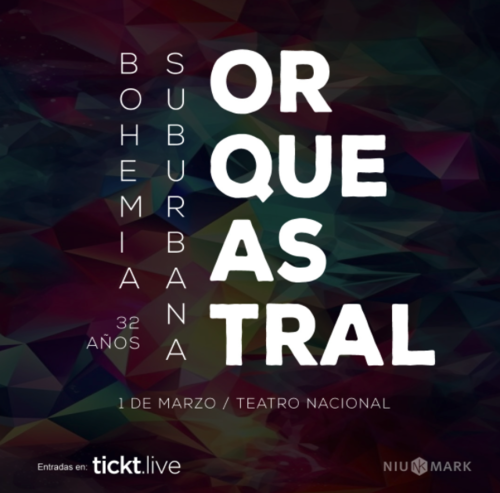 Bohemia Suburbana, rock Guatemala, anuncio