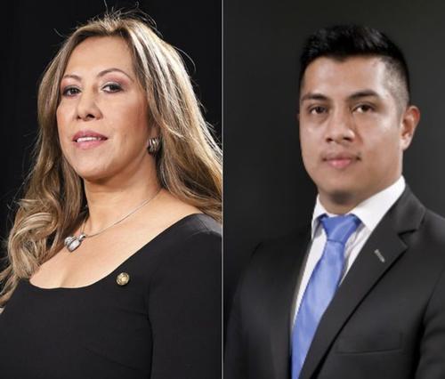 Sofía Hernández y su hijo Erick Martínez lograron su reelección en las pasadas votaciones. (Foto: Soy502)