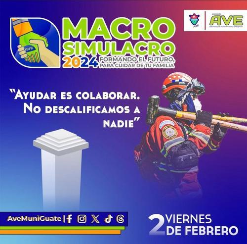 Macrosimulacro, Ciudad de Guatemala, terremoto