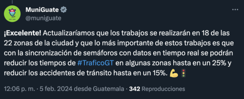 Municipalidad de Tránsito, Guatemala, Ciudad