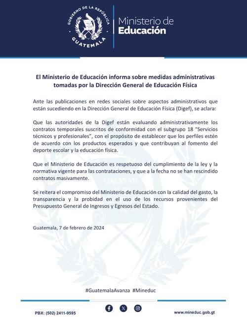 digef, chapas, despidos, destitucion, guatemala