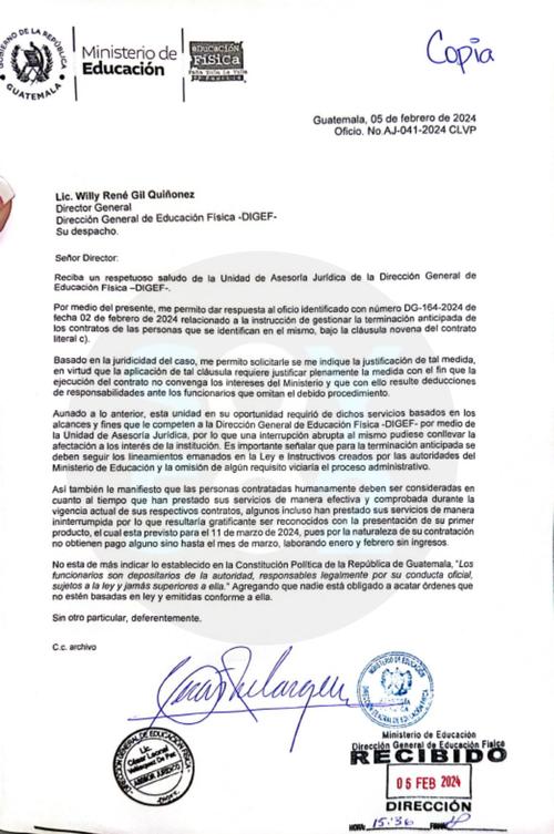 digef, chapas, despidos, destitucion, guatemala