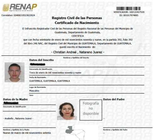 Rafael Curruchiche, Cristian Andreé Natareno Juárez, TSE, Blanca Alfaro, guatemala