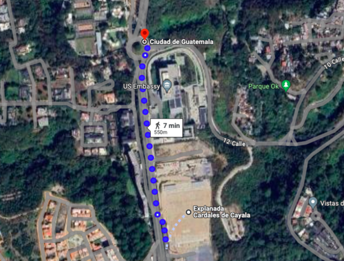 El ataque armado ocurrió a 500 metros del lugar donde fue el concierto. (Foto: captura de pantalla)