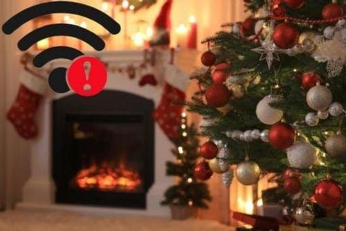 Un adorno navideño puede perjudicar la señal de WiFi. (Foto: Terra)