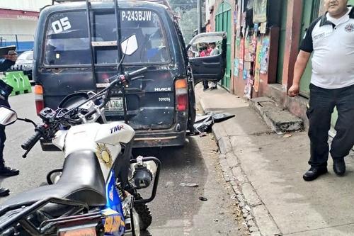 Una mujer es la víctima mortal del ataque armado. (Foto: PMT Fraijanes)