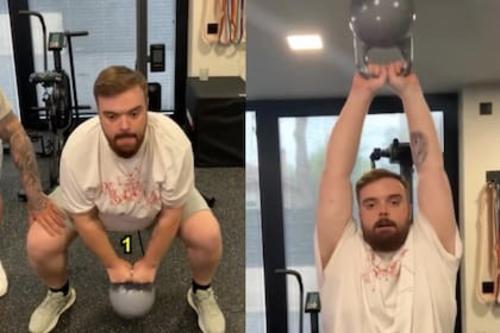 El influencer español documenta su cambio con disciplina y humor. (Foto: X)