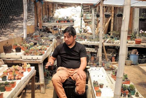 Desde hace cinco años se dedica al cultivo y venta de plantas ornamentales. (Foto: Carlos Sotz/Colaborador)