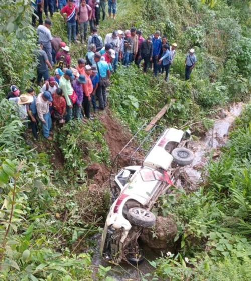Las autoridades investigan las causas de este accidente. (Foto: Bomberos Voluntarios)