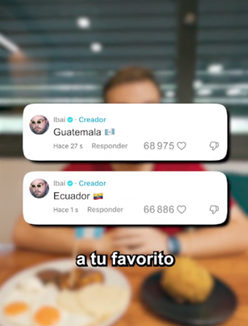 Ibai llanos comida guatemalteca ecuatoriana 7