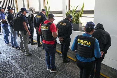 pnc, agentes, secuestro, extorsión