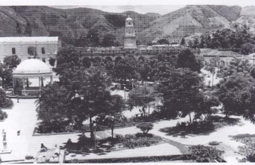 La construcción oficial del parque actual de Chiquimula comenzó en 1927, con estilo colonial. (Foto: Nehemías Gutiérrez/Colaborador)