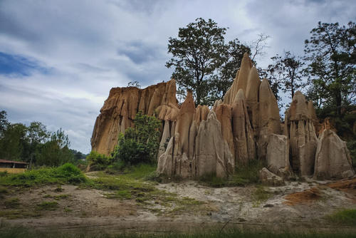 Los riscos de Momostenango están en el casco urbano. (Foto: Retalhuleu.com)