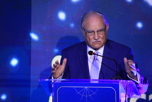 Ricardo Castillo Sinibaldi, participó en la entrega del galardón que lleva su nombre. (Foto: Byron René García / Colaboración)