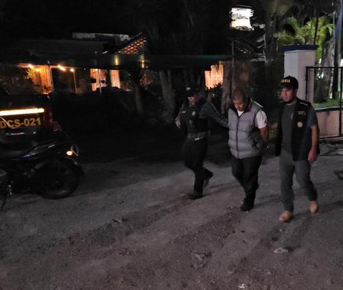 El detenido fue identificado como Mario Enrique Cojoc Quej. (Foto: PNC)