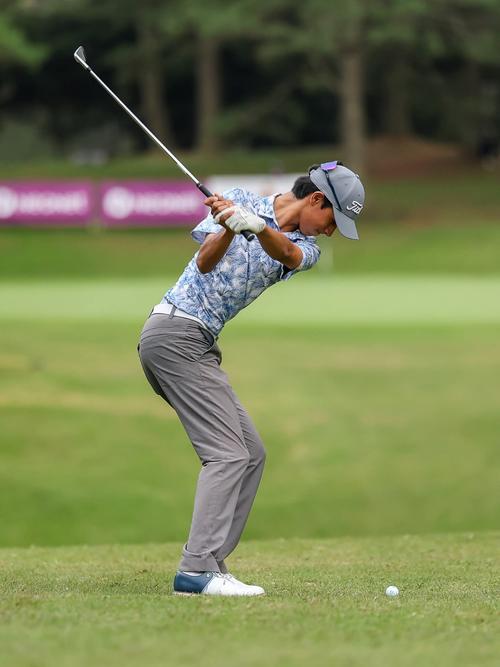 El jugador, Matías Calderón, se encuentra en el liderato de la división de 15 a 18 años. (Foto: Saulo López / ASOGOLF)