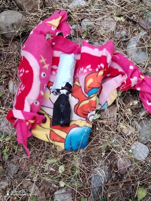 Artefacto explosivo localizado. (Foto: Cortesía)