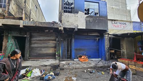 Las pérdidas materiales tras el siniestro superan los Q200 mil. (Foto: Francisco Portillo/Colaborador)