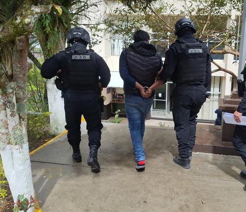 Captura de Mariano Lem Moran, otro integrante de bada "Los Incrueles" que tenían a dos menores secuestrados. (Foto: PNC)