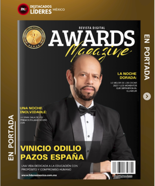 En octubre fue la portada de la revista digital mexicana Awards, que reconoce a líderes detacados. (Foto: Nehemías Gutiérrez/Colaborador)