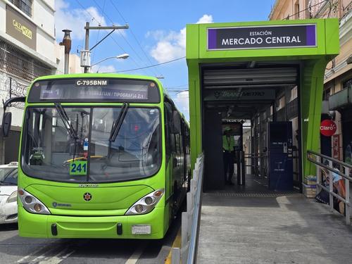 Descubre la ruta de Transmetro por el corazón del Centro Histórico. (Foto: Cortesía/ Municipalidad de Guatemala)
