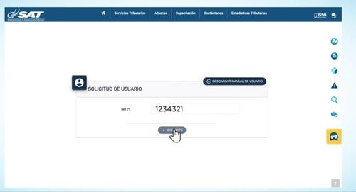 Ingresar tu número de NIT para continuar con el trámite. (Foto: Héctor Gómez/Colaborador)