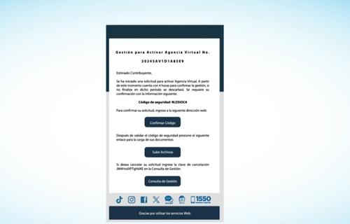 Recibirás una notificación a tu correo electrónico.