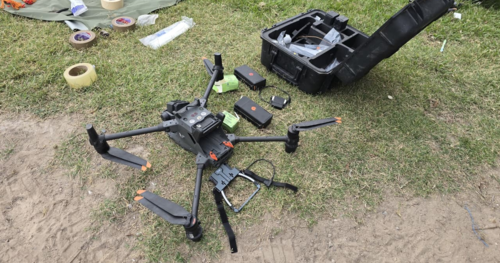Al menos dos drones fueron abandonados por los grupos de narcotráfico. (Foto: Archivo/Soy502)
