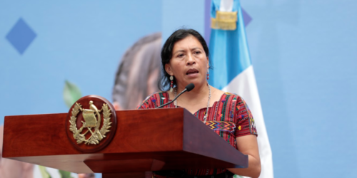 La ministra de Trabajo Miriam Roquel explicó que las condiciones indican que sí puede darse el incremento del salario mínimo para 2026. (Foto: AGN/Soy502)