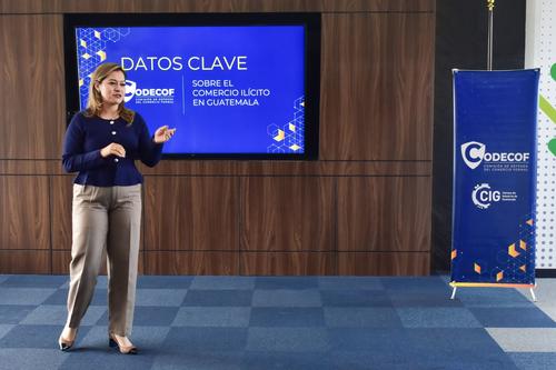 Muriel Ramírez, coordinadora de Codecof, habló sobre el contrabando en Guatemala. (Foto: Estuardo Paredes / Soy502)