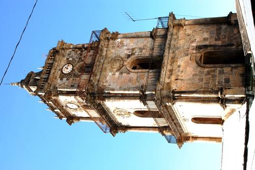 Símbolo de Quiché, la Torre de Piedra se mantiene erguida tras más de un siglo. (Foto: Bernardo Montúfar/Colaborador)