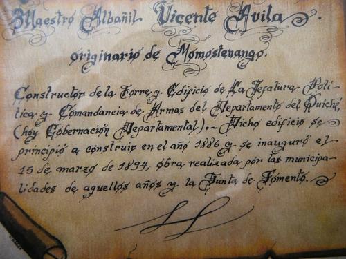 Vicente Ávila dejó su legado como uno de los constructores de la Torre de Piedra. (Foto: Bernardo Montúfar/Colaborador)