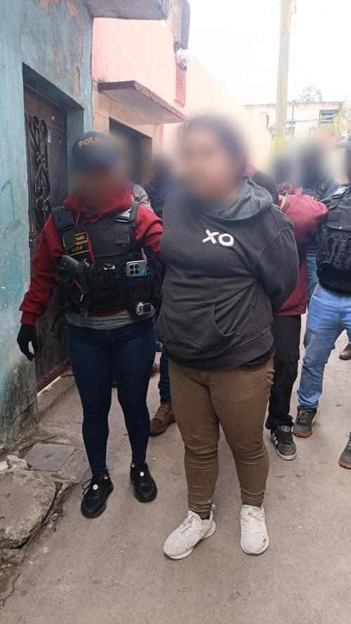 La otra persona detenida fue identificada como Estefany A. (Foto: MP)