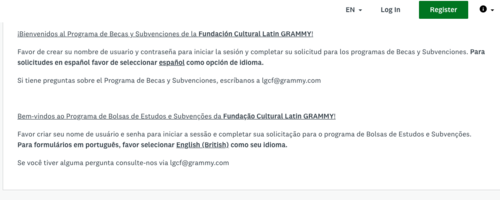becas fundación latin grammy 4