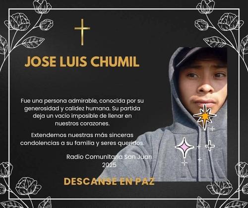 José Luis perdió la vida al recibir una descarga eléctrica mientras volaba un barrilete el domingo 2 de noviembre en el Cementerio General de San Juan Comalapa. (Imagen: Redes sociales)
