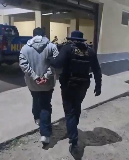 El recapturado fue identificado como Maxwel Eduardo Grajeda Abrego. (Foto: PNC)