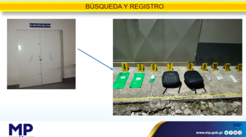 MP continúa investigando el robo de armas al Ejército. (Foto: MP)