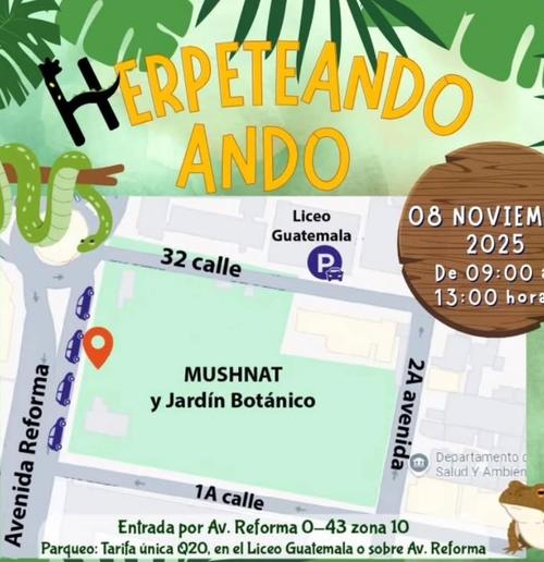 Mapa de la ubicación donde se llevará a cabo esta actividad educativa. (Foto: Mushnat Usac)