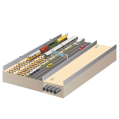 Este es el trazo isométrico proporcionado por los encargados del proyecto para determinar cómo funcionará el Corredor Interoceánico. (Foto: Cortesía/Soy502)