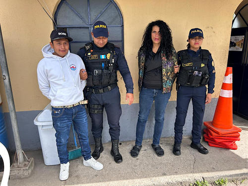 Los capturados fueron identificados como Héctor Manuel Andrés Morales y Yemmi Eunice Hernández, quien es de Palestina. (Foto: Jorge Senté/Colaborador)