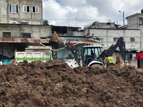 Se utiliza el RAP (Reclaimed Asphalt Pavement) para la construcción de las canchas. (Foto: Cortesía Municipalidad de Guatemala)
