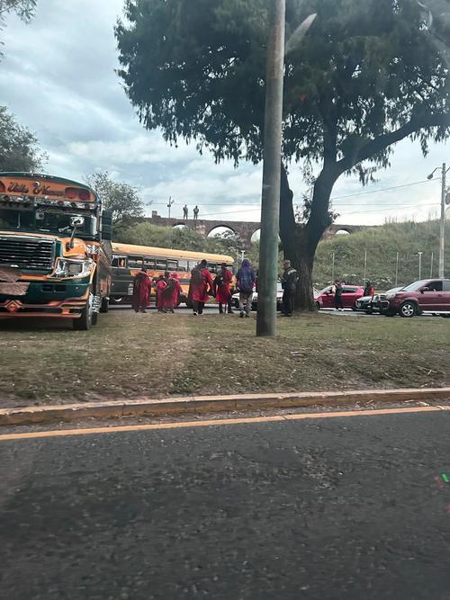 Estudiantes de la USAC serían los responsables de bloquear el bulevar Liberación. (Foto: Jorge Senté/Colaborador)