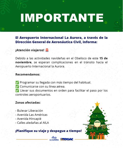 Las autoridades aeroportuarias recomiendan a viajeros anticipar sus llegadas. (Foto: DGAC)