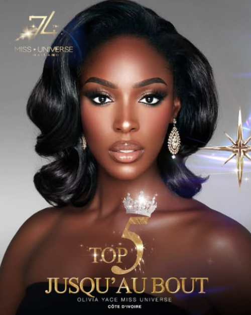 Miss Universe, Costa de Marfil, tropezón, Top 5