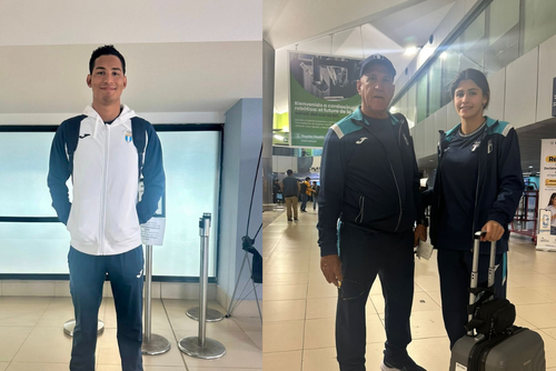 Los nadadores Érick Gordillo y Melissa Diego participarán en Lima - Ayacucho 2025 depués de brillar en los Juegos Centroamericanos realizados en nuestro país. (FOTOS: COG)
