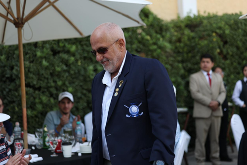 En la inauguración del LXXIII Campeonato Nacional de Golf, estuvo presente el presidente de la Asociación Nacional de este deporte, Víctor Toriello. (FOTO: Saulo López / ASOGOLF)