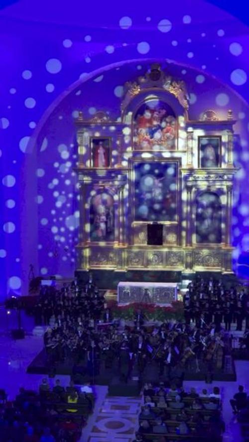 El ambiente navideño en el concierto “El Mesías” de Händel. (Foto: Oficial Spectare)