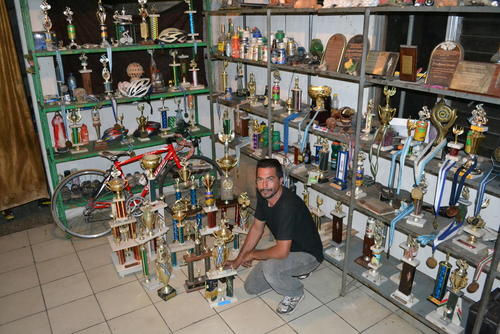 La casa del campeón en el barrio La Reforma estaba repleta de trofeos y medallas. (Foto: Élfego Escobar/Colaborador)